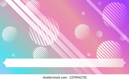 Futuristic Technology Style With Geometric Design, Shapes. For Business Presentation Wallpaper, Flyer, Cover. Vector Illustration with Color Gradient