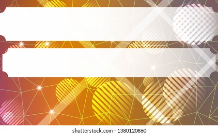 Futuristic Technology Style With Geometric Design, Shapes. Triangles, line, circle. For Business Presentation Wallpaper, Flyer, Cover. Vector Illustration with Color Gradient