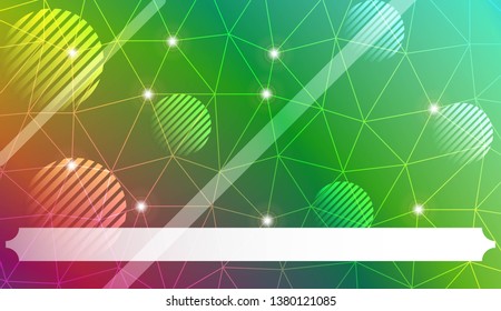 Futuristic Technology Style With Geometric Design, Shapes. Triangles, line, circle. For Business Presentation Wallpaper, Flyer, Cover. Vector Illustration with Color Gradient