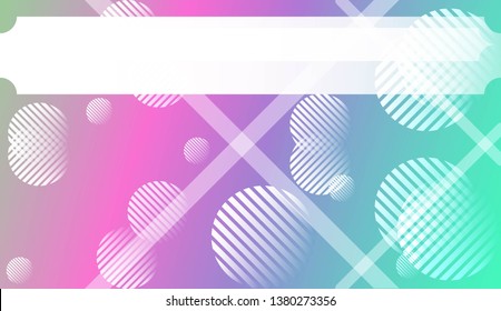Futuristic Technology Style With Geometric Design, Shapes. For Flyer, Brochure, Booklet And Websites Design Vector Illustration with Color Gradient