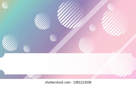 Futuristic Technology Style With Geometric Design, Shapes. For Business Presentation Wallpaper, Flyer, Cover. Vector Illustration with Color Gradient