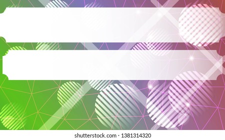 Futuristic Technology Style With Geometric Design, Shapes. Triangles, line, circle. For Business Presentation Wallpaper, Flyer, Cover. Vector Illustration with Color Gradient