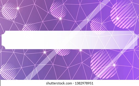 Futuristic Technology Style With Geometric Design, Shapes. Triangles, line, circle. For Business Presentation Wallpaper, Flyer, Cover. Vector Illustration with Color Gradient