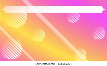 Futuristic Technology Style With Geometric Design, Shapes. For Business Presentation Wallpaper, Flyer, Cover. Vector Illustration with Color Gradient