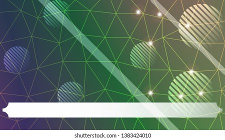 Futuristic Technology Style With Geometric Design, Shapes. Triangles, line, circle. For Business Presentation Wallpaper, Flyer, Cover. Vector Illustration with Color Gradient