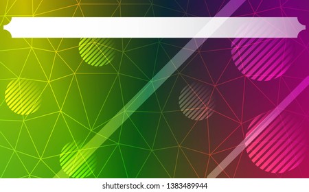 Futuristic Technology Style With Geometric Design, Shapes. Triangles, line, circle. For Business Presentation Wallpaper, Flyer, Cover. Vector Illustration with Color Gradient