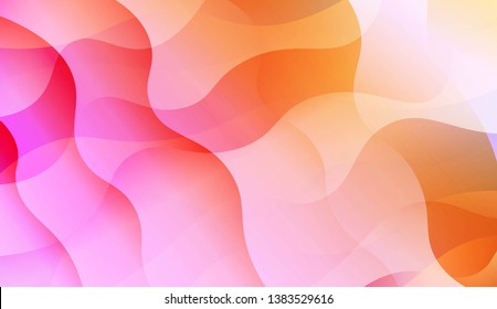 Futuristic Technology Style With Geometric Design, Shapes. Blurred Gradient Texture Background. For Ad, Presentation, Card. Vector Illustration