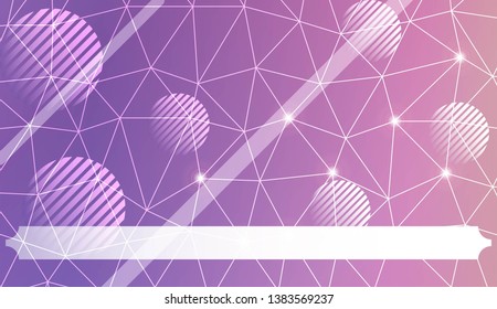 Futuristic Technology Style With Geometric Design, Shapes. Triangles, line, circle. For Business Presentation Wallpaper, Flyer, Cover. Vector Illustration with Color Gradient