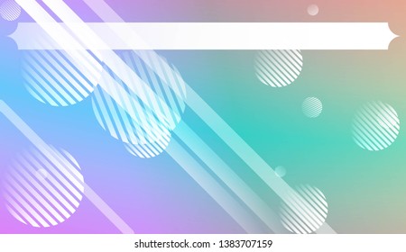Futuristic Technology Style With Geometric Design, Shapes. For Business Presentation Wallpaper, Flyer, Cover. Vector Illustration with Color Gradient