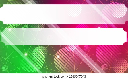 Futuristic Technology Style With Geometric Design, Shapes. Triangles, line, circle. For Business Presentation Wallpaper, Flyer, Cover. Vector Illustration with Color Gradient