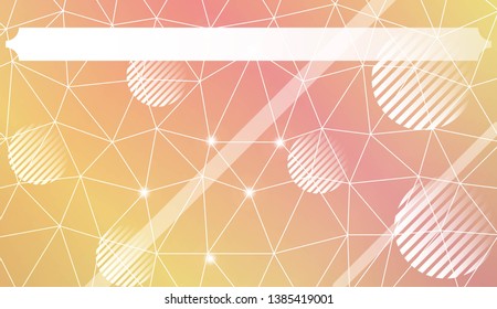 Futuristic Technology Style With Geometric Design, Shapes. Triangles, line, circle. For Business Presentation Wallpaper, Flyer, Cover. Vector Illustration with Color Gradient