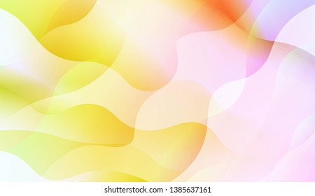 Futuristic Technology Style With Geometric Design, Shapes. Blurred Gradient Texture Background. For Ad, Presentation, Card. Vector Illustration