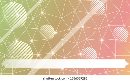 Futuristic Technology Style With Geometric Design, Shapes. Triangles, line, circle. For Business Presentation Wallpaper, Flyer, Cover. Vector Illustration with Color Gradient