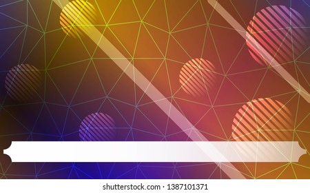 Futuristic Technology Style With Geometric Design, Shapes. Triangles, line, circle. For Business Presentation Wallpaper, Flyer, Cover. Vector Illustration with Color Gradient