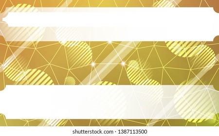 Futuristic Technology Style With Geometric Design, Shapes. Triangles, line, circle. For Business Presentation Wallpaper, Flyer, Cover. Vector Illustration with Color Gradient
