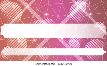 Futuristic Technology Style With Geometric Design, Shapes. Triangles, line, circle. For Business Presentation Wallpaper, Flyer, Cover. Vector Illustration with Color Gradient