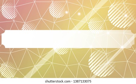 Futuristic Technology Style With Geometric Design, Shapes. Triangles, line, circle. For Business Presentation Wallpaper, Flyer, Cover. Vector Illustration with Color Gradient
