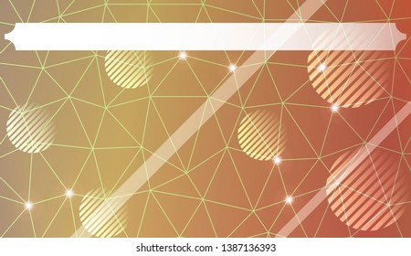 Futuristic Technology Style With Geometric Design, Shapes. Triangles, line, circle. For Business Presentation Wallpaper, Flyer, Cover. Vector Illustration with Color Gradient