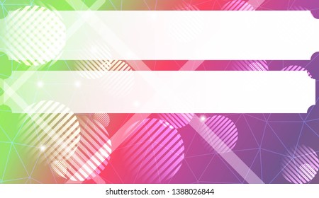 Futuristic Technology Style With Geometric Design, Shapes. Triangles, line, circle. For Business Presentation Wallpaper, Flyer, Cover. Vector Illustration with Color Gradient