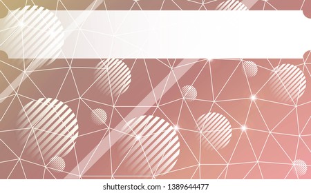 Futuristic Technology Style With Geometric Design, Shapes. Triangles, line, circle. For Business Presentation Wallpaper, Flyer, Cover. Vector Illustration with Color Gradient