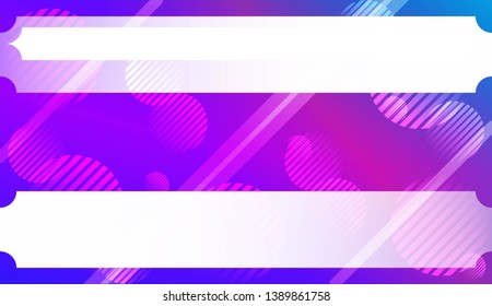 Futuristic Technology Style With Geometric Design, Shapes. For Business Presentation Wallpaper, Flyer, Cover. Vector Illustration with Color Gradient