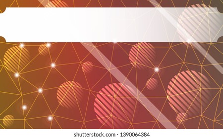 Futuristic Technology Style With Geometric Design, Shapes. Triangles, line, circle. For Business Presentation Wallpaper, Flyer, Cover. Vector Illustration with Color Gradient