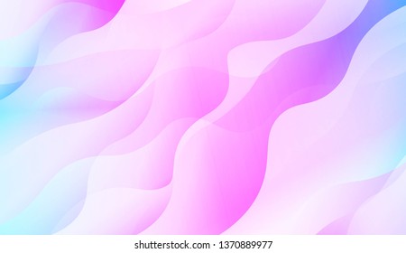 Futuristic Technology Style With Wave Design, Shapes. Blurred Gradient Texture Background. For Ad, Presentation, Card. Vector Illustration