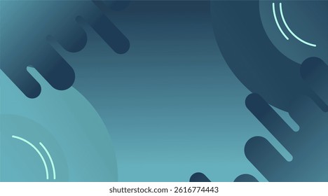 A futuristic tech-themed background in dark teal and green gradients, featuring smooth liquid-like shapes. Perfect for innovation, IT branding, and sci-fi UI design.