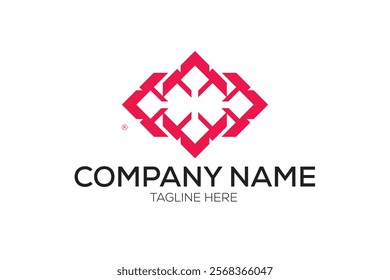 futuristic themed abstract logo, suitable for several construction, digital or housing companies and startups