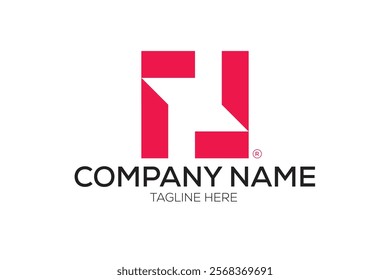 futuristic themed square logo, suitable for several construction, digital or housing companies and startups