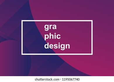 Futuristic trendy geometric background