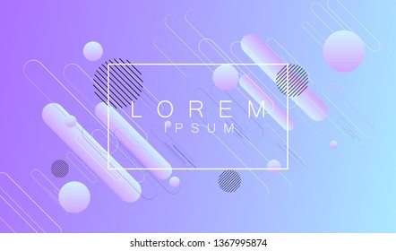 Futuristic trendy minimal illustration. Gradient luxury abstract background. Modern texture for layout web design. Vector eps10..