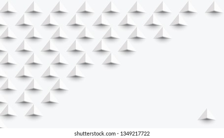 Futuristic triangle background, simply triangle 3d,  vector-Vector