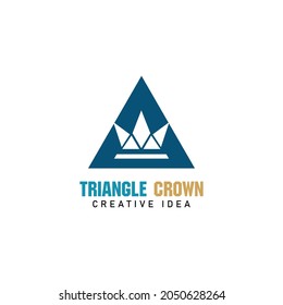 Inspiración en el diseño del logotipo de la cadena triangular futurista