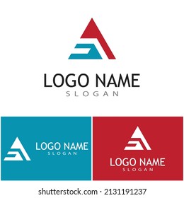 Futuristic Triangle Chain logo design inspiration