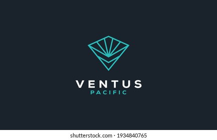 Futuristic Triangle Logo Design Inspiration