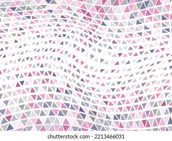 Futuristic triangles halftone texture. Fade triangular shapes banner backdrop. Chevron triangles halftone shapes.