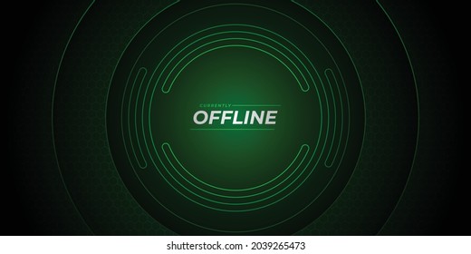 futuristic twitch offline background design