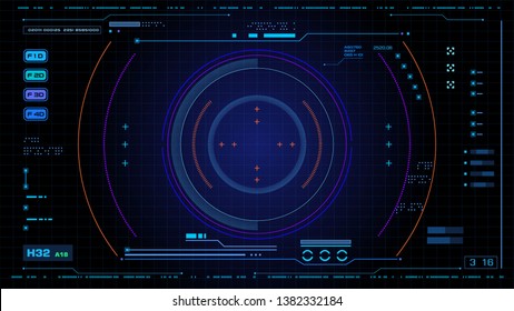 Futuristic user interface head up display