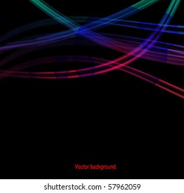 Futuristic vector background with copy space.
