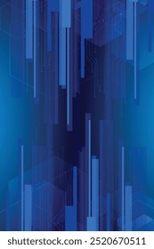 Futuristic vector background of digital networks, space, galaxies, planets, AI, and computers. symbolizing global connectivity, technology, and the digital world.