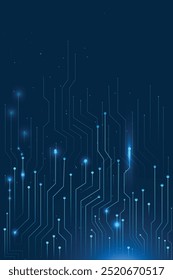 Futuristic vector background of digital networks, space, galaxies, planets, AI, and computers. symbolizing global connectivity, technology, and the digital world.
