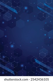 Futuristic vector background of digital networks, space, galaxies, planets, AI, and computers. symbolizing global connectivity, technology, and the digital world.