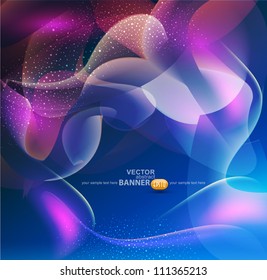 futuristic vector, blue abstract background