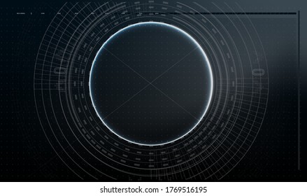 Futuristic Vector HUD Interface Screen Design. Digital callouts titles. HUD UI GUI futuristic user interface elements set. High tech screen for video game. Sci-fi concept design transparent Background