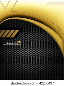 futuristic vector layout