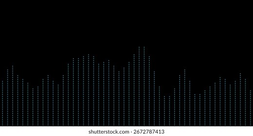 Futuristic vector tech background with digital dot patterns and dynamic lines.