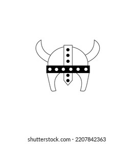 Futuristic viking helmet. Suitable for game store, game developer, game review blog or vlog channel, game fan, logo or community, etc.