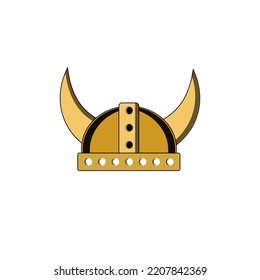 Futuristic viking helmet. Suitable for game store, game developer, game review blog or vlog channel, game fan, logo or community, etc.