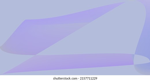 Futuristic Violet Minimal Shape Blurred Background. Dynamic Multicolor Pastel Digital Illustration. Smooth Color Modern Layers Lavender Gradient Mesh. Purple Dark Fluid Rainbow Horizontal Lines.